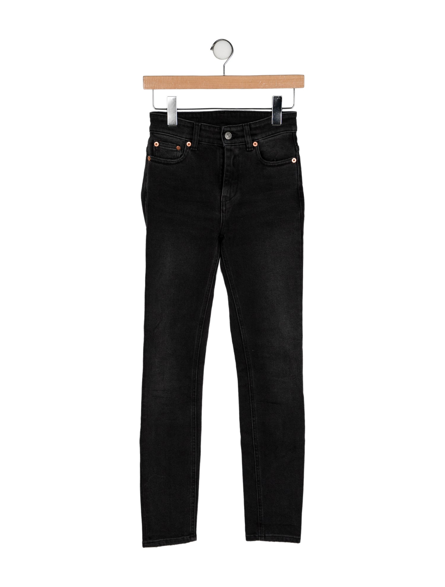 MM6 Maison Margiela High-Rise Straight Leg Jeans