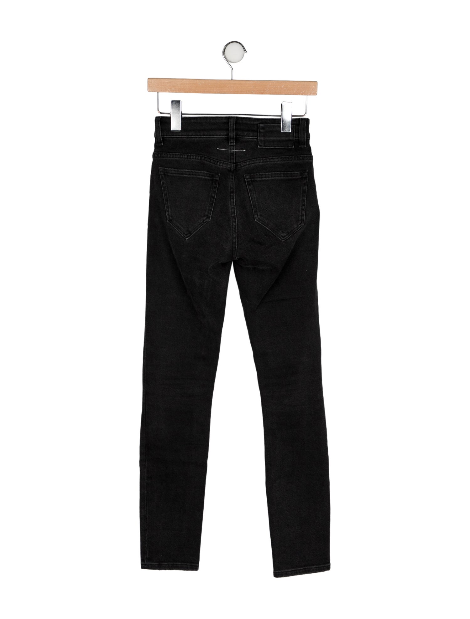 MM6 Maison Margiela High-Rise Straight Leg Jeans
