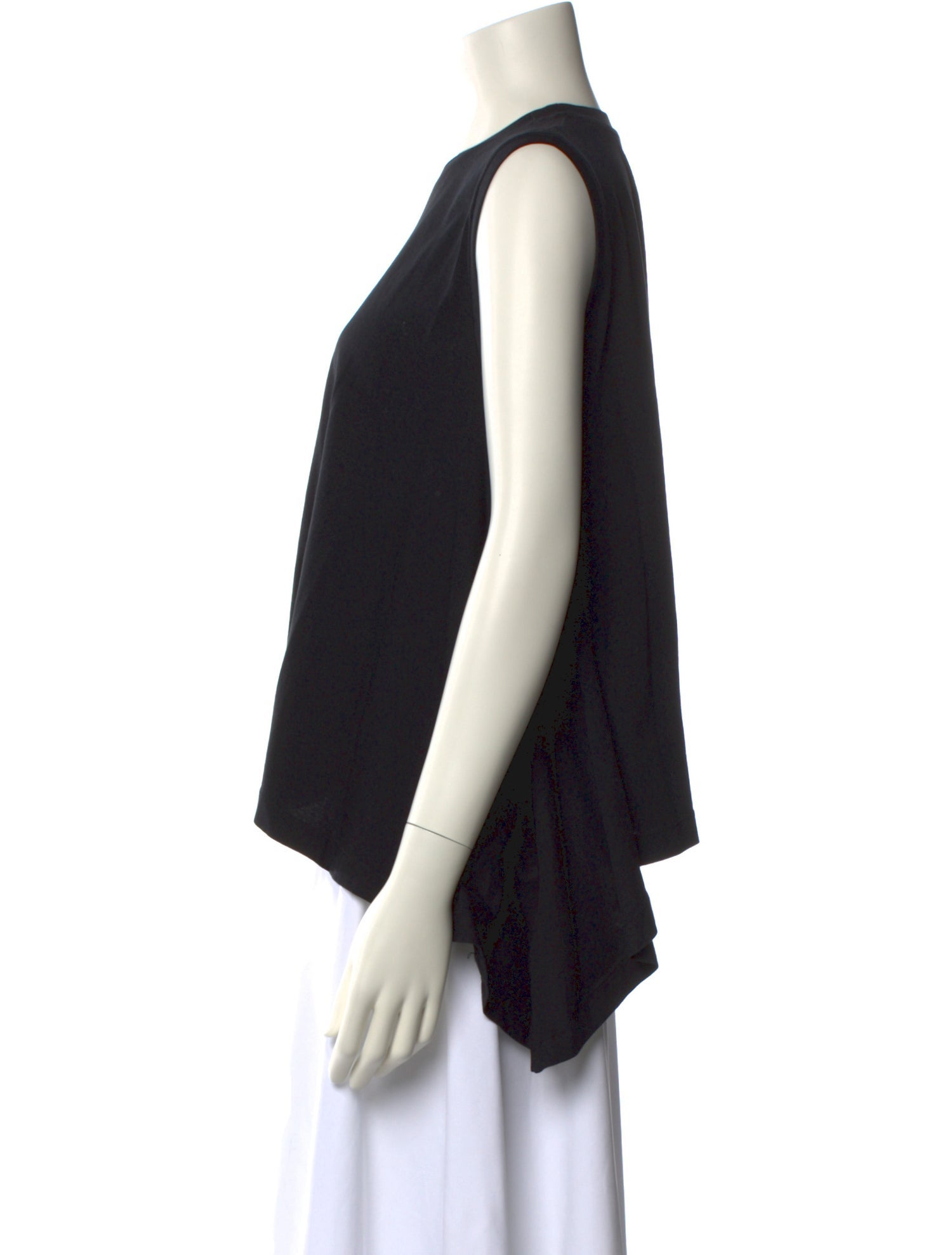 MM6 Maison Margiela Crew Neck Sleeveless Top