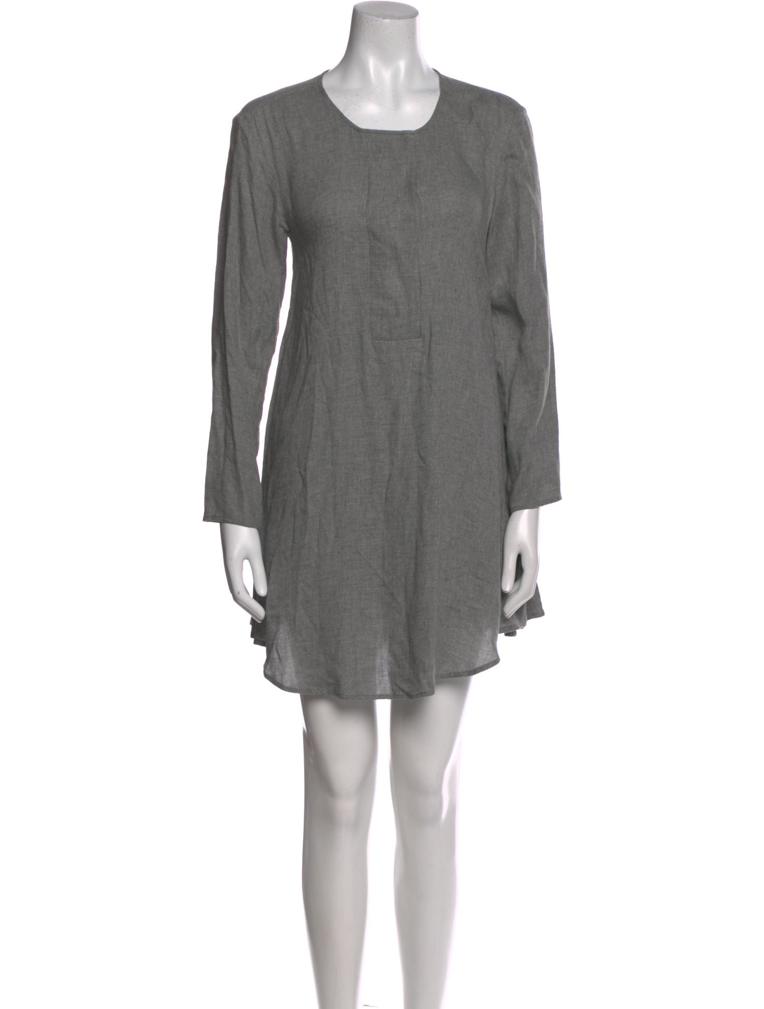 MM6 Maison Margiela Scoop Neck Mini Dress