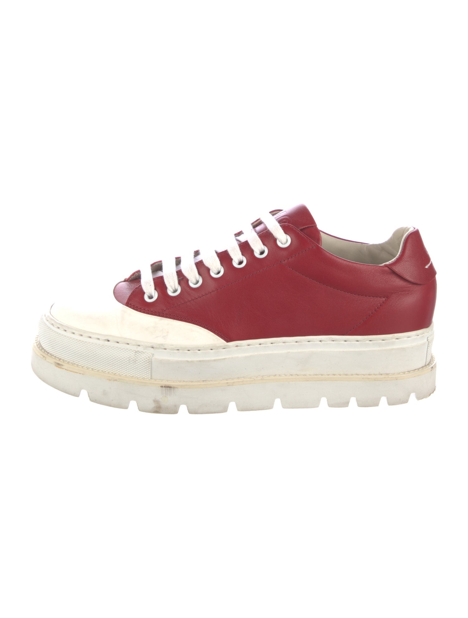 MM6 Maison Margiela Leather Sneakers