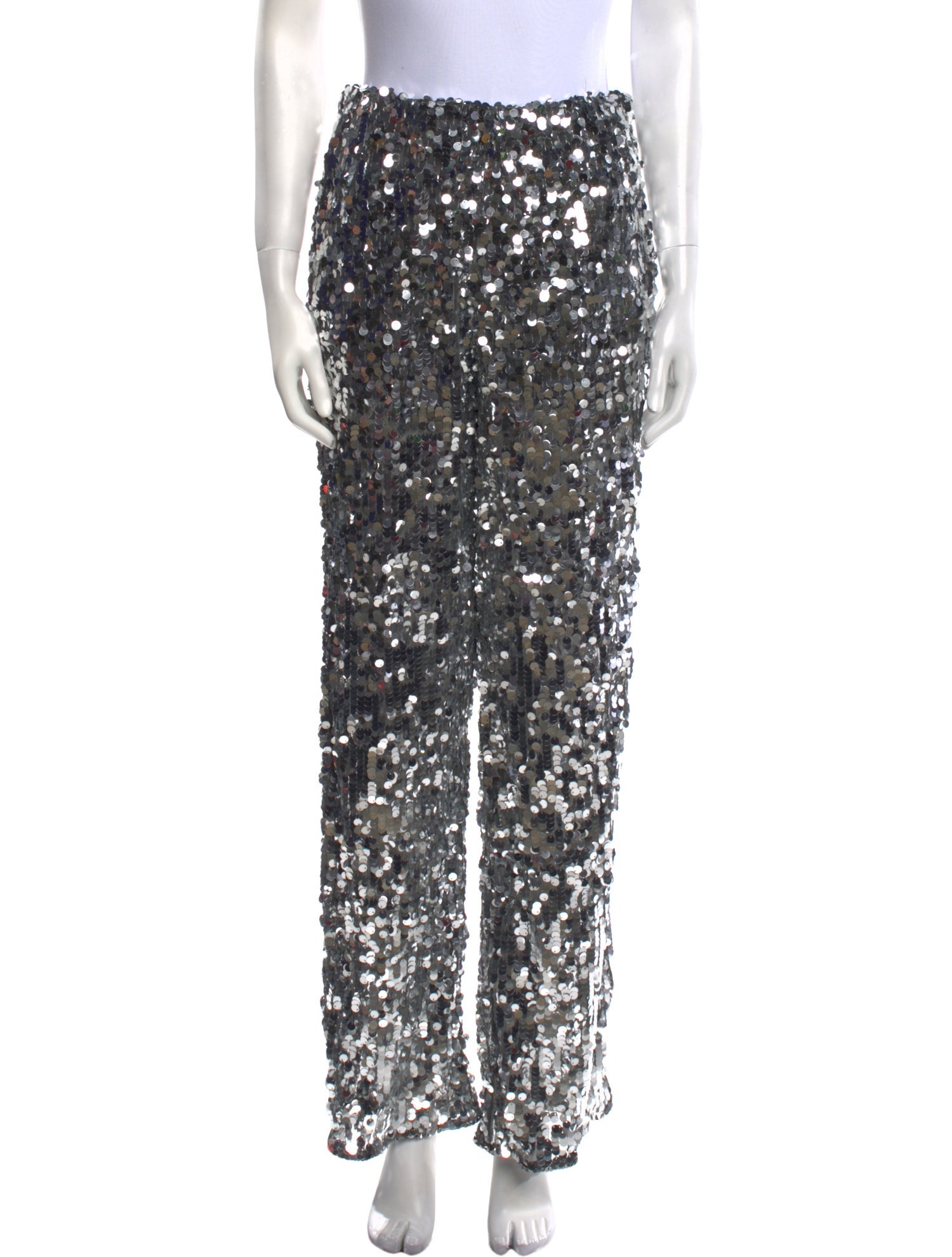 MM6 Maison Margiela Floral Print Wide Leg Pants