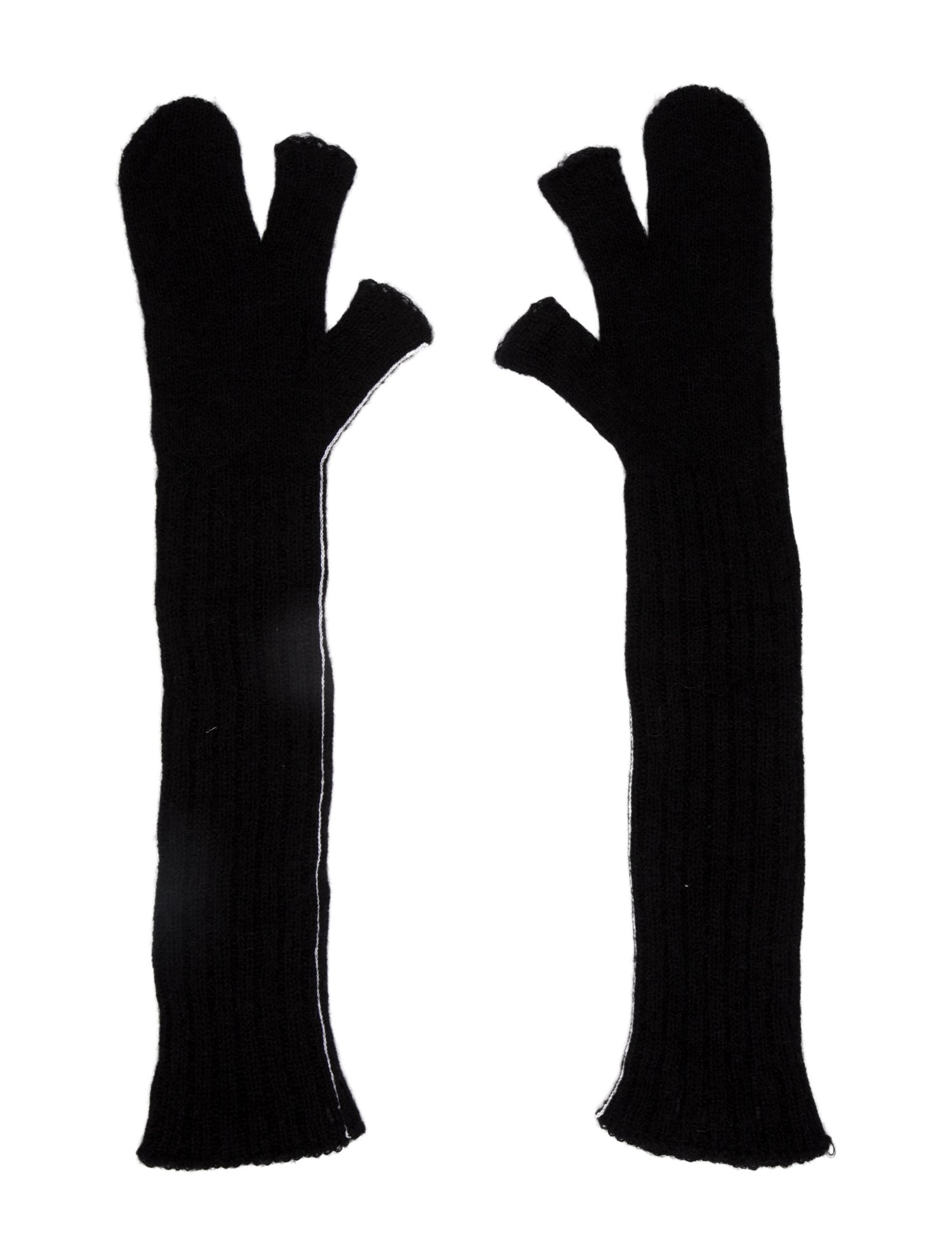 MM6 Maison Margiela Knit Fingerless Gloves