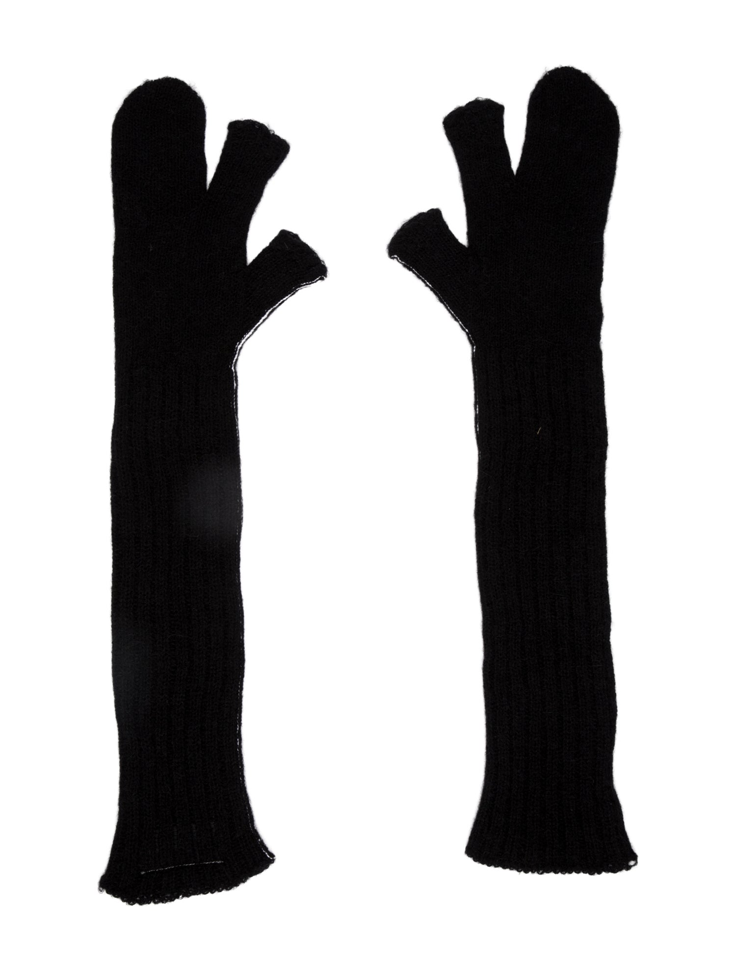 MM6 Maison Margiela Knit Fingerless Gloves