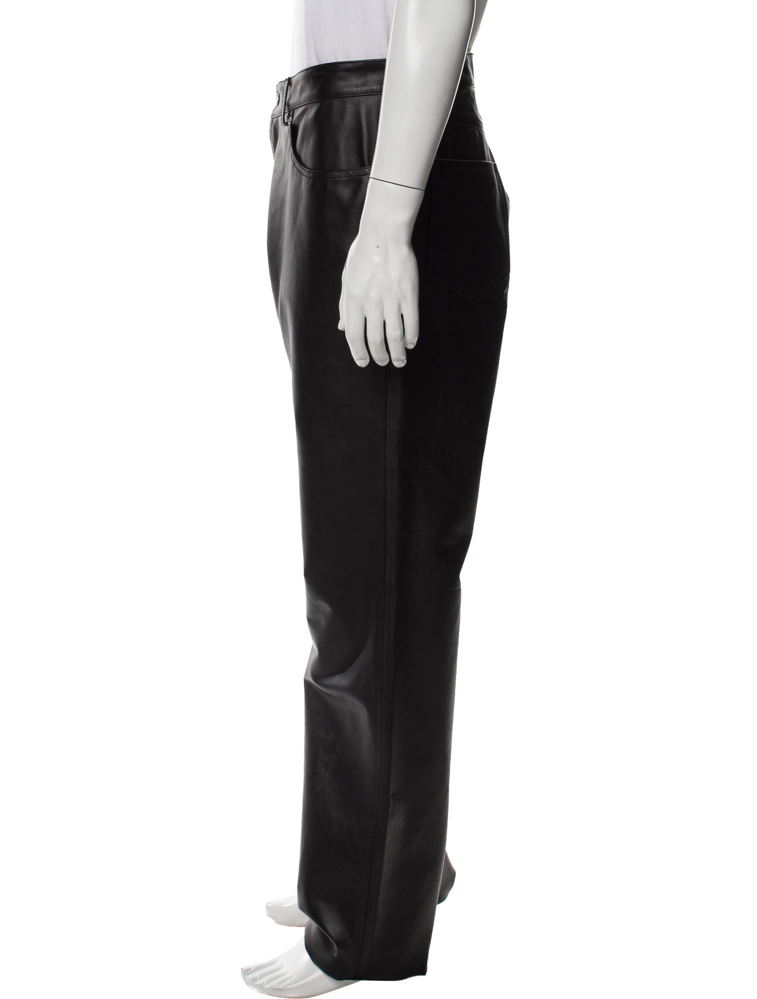 MM6 Maison Margiela Calf Leather Pants w/ Tags