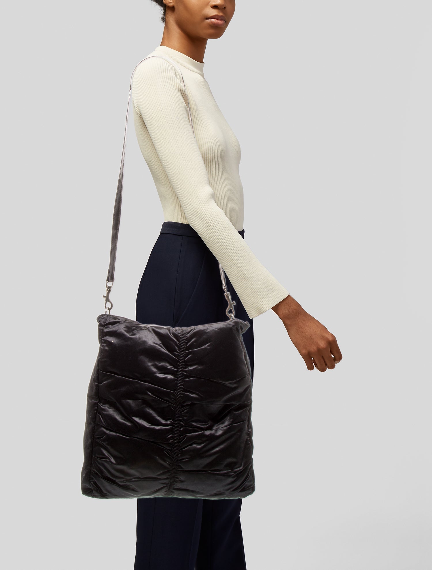 MM6 Maison Margiela Nylon Backpack - Black Totes, Handbags 