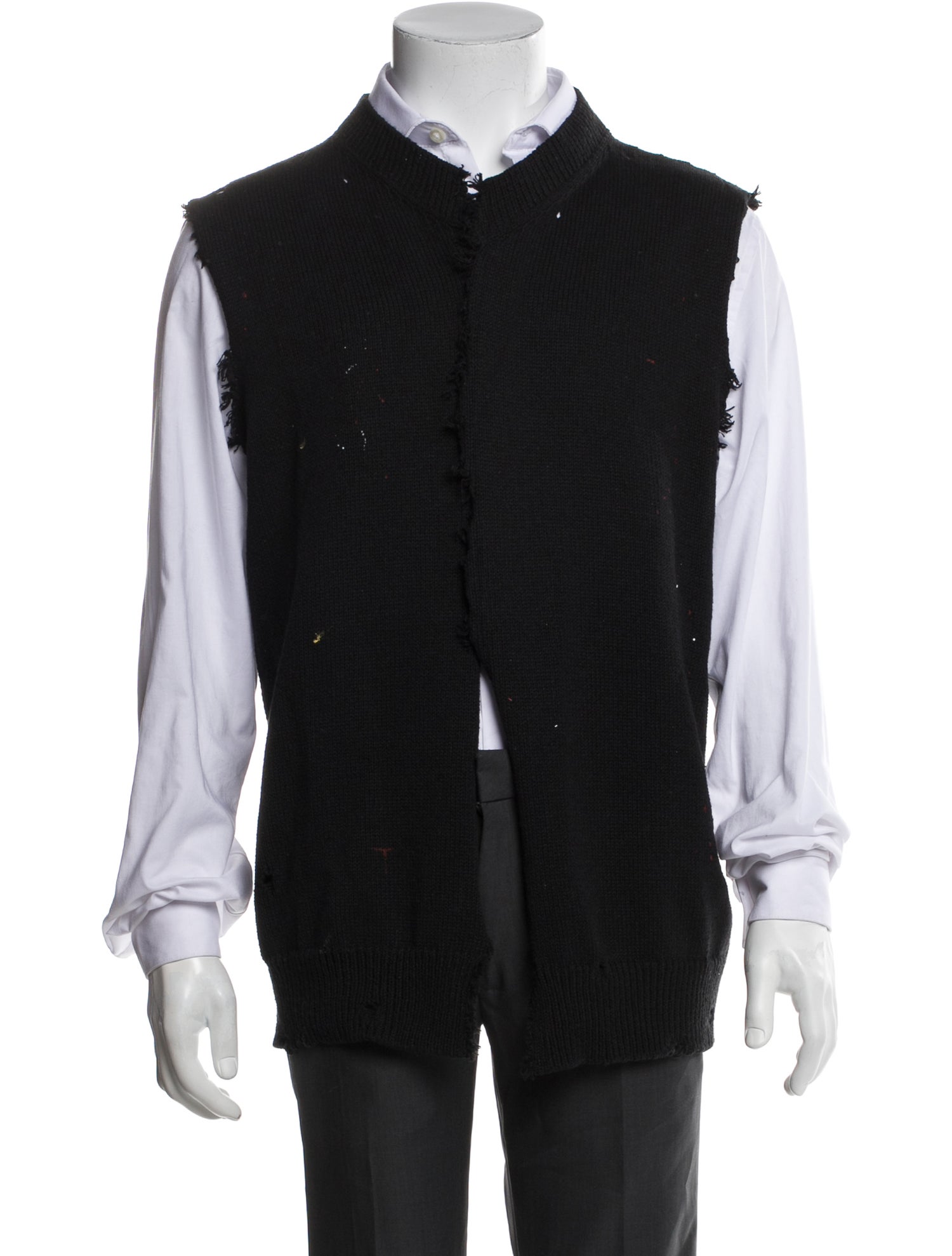 MM6 Maison Margiela 2025 Mock Neck Sweater Vest