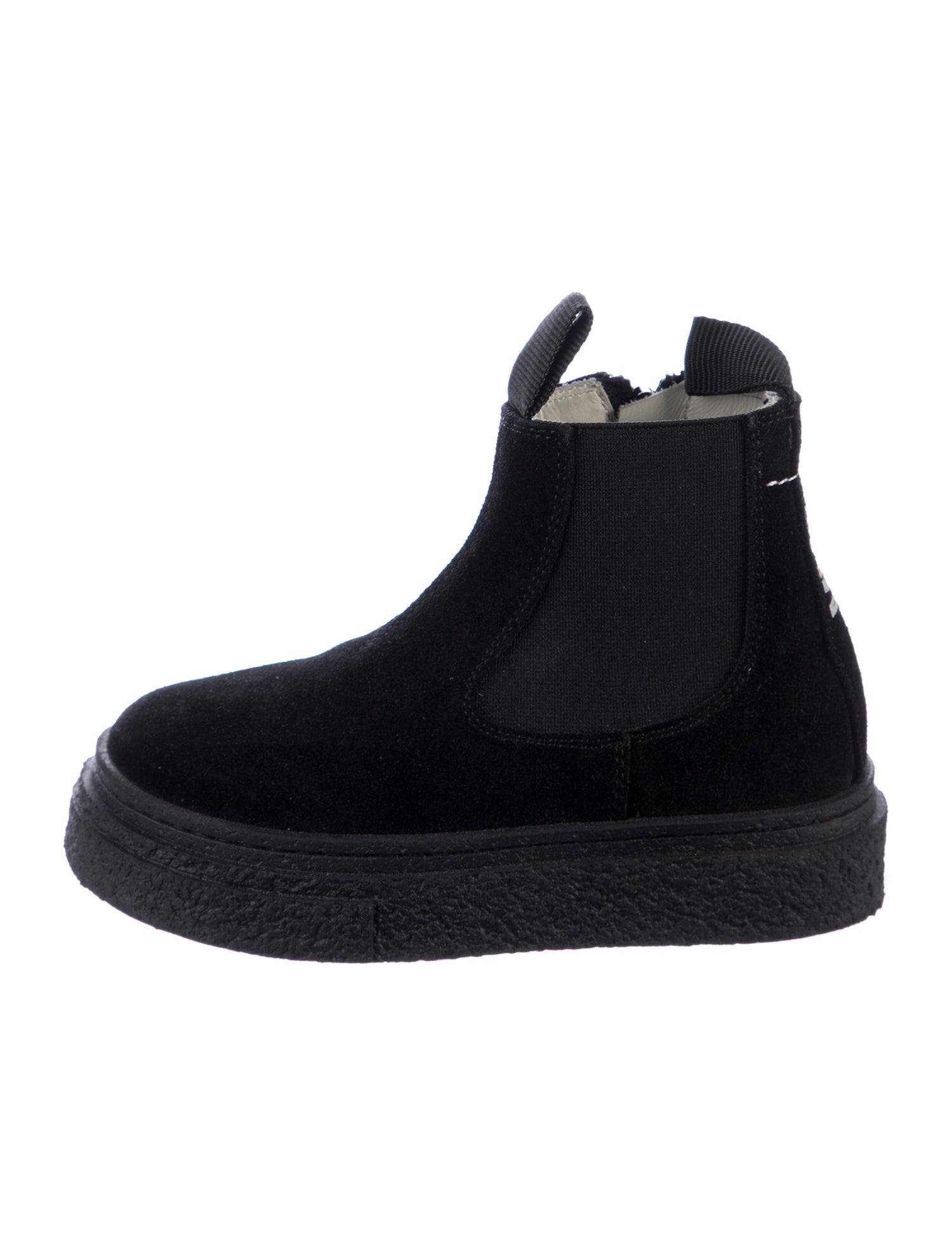 MM6 Maison Margiela Toddler Girls Suede Ankle Boots