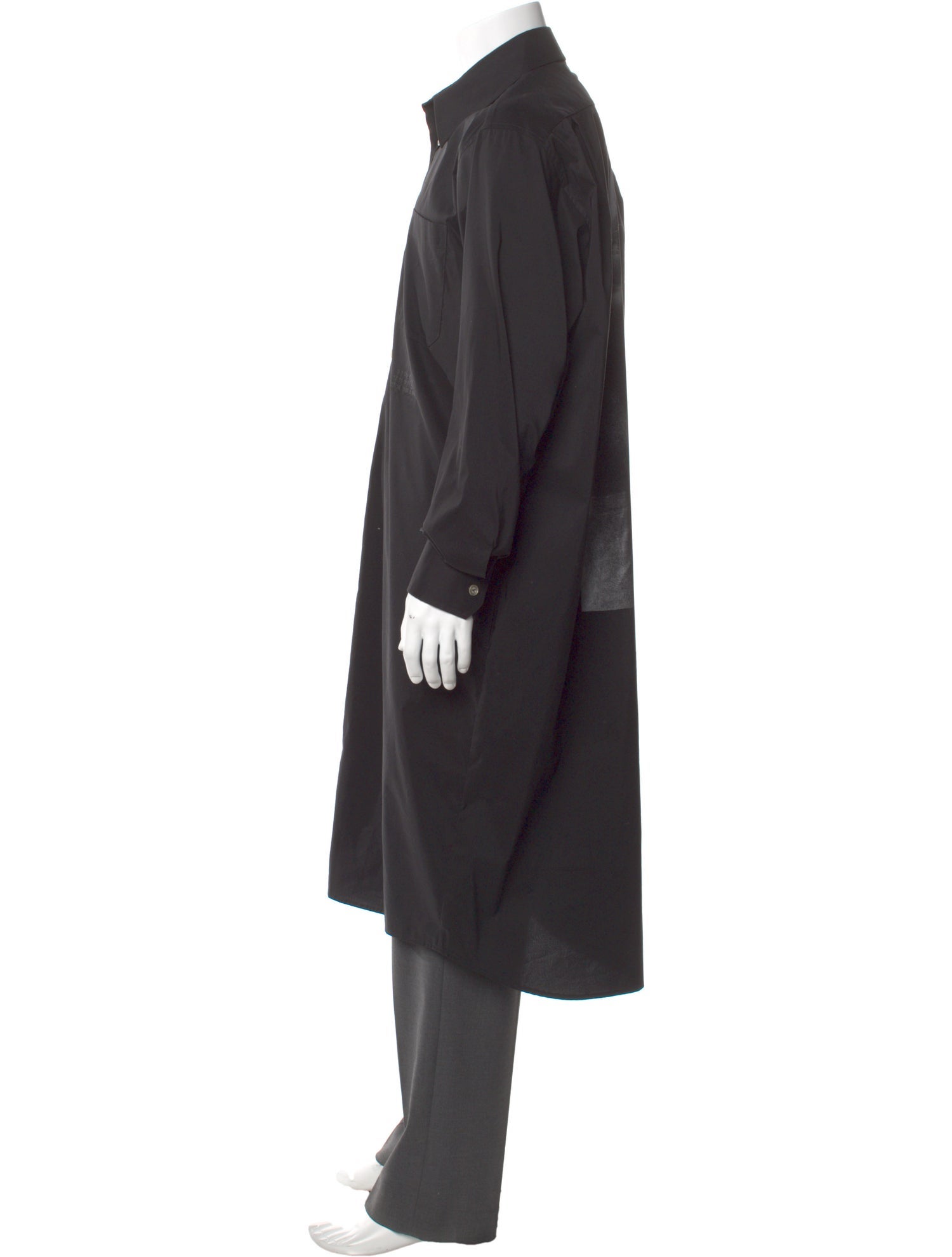 MM6 Maison Margiela 2024 Long Sleeve Shirt - Black Dress Shirts