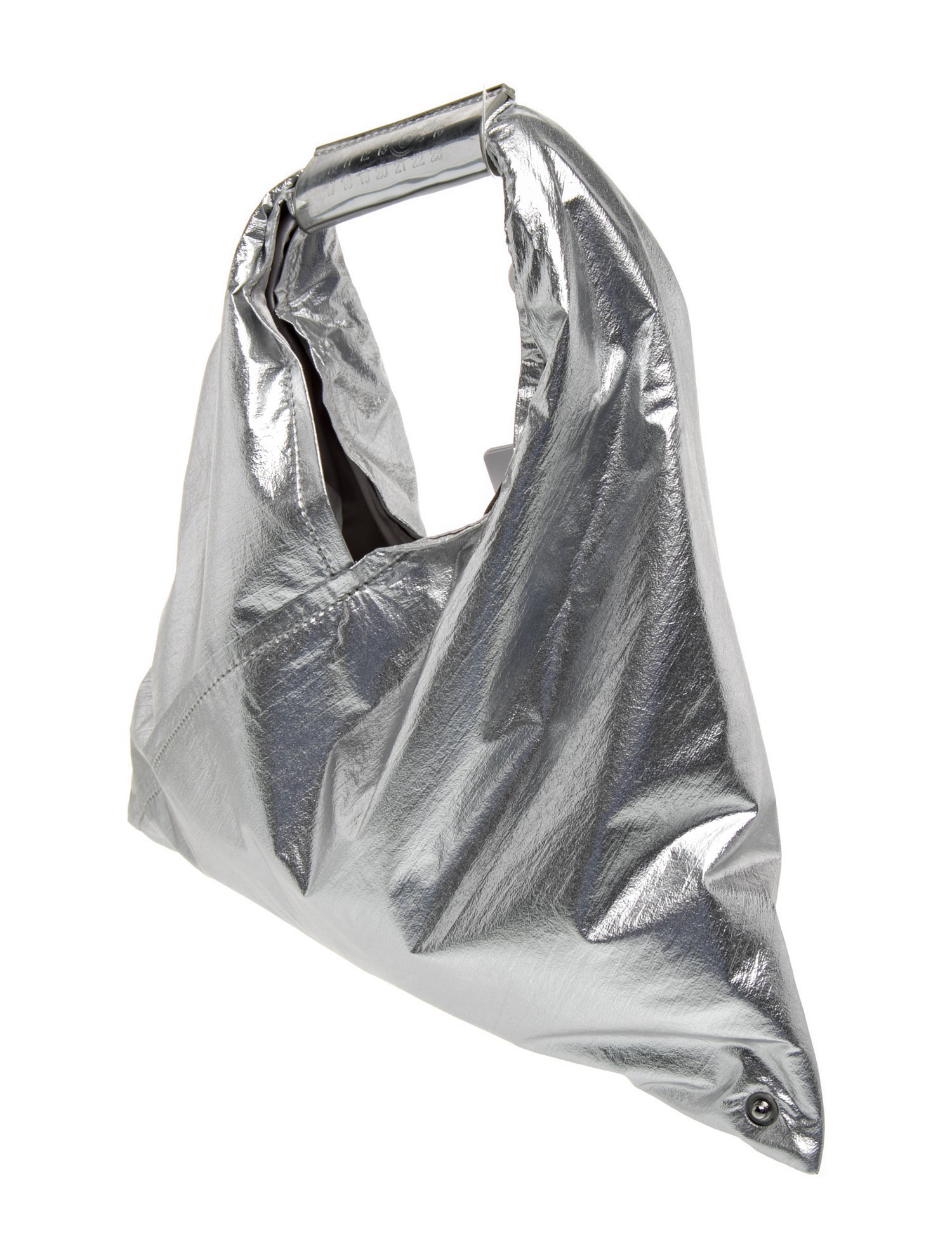 MM6 Maison Margiela Leather Top Handle Bag w/ Tags - Silver Handle