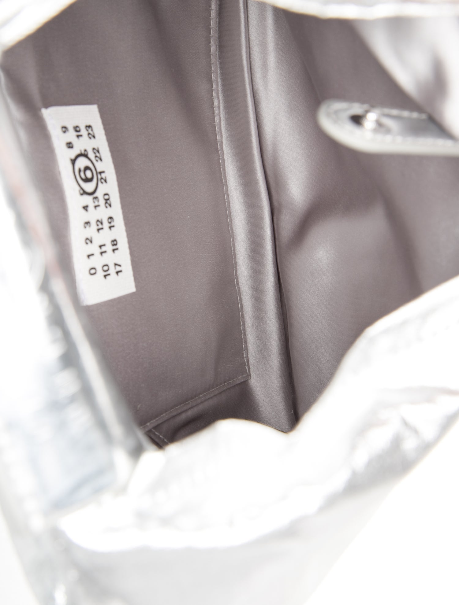 MM6 Maison Margiela Leather Top Handle Bag w/ Tags - Silver Handle