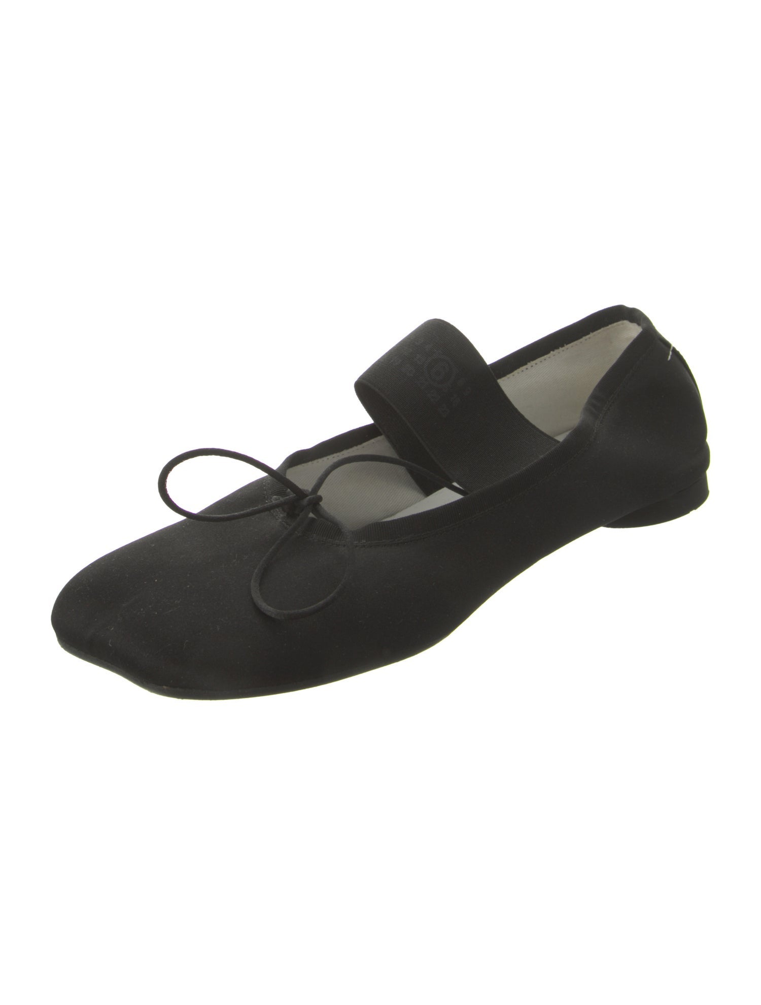 MM6 Maison Margiela Leather Mary Jane Flats