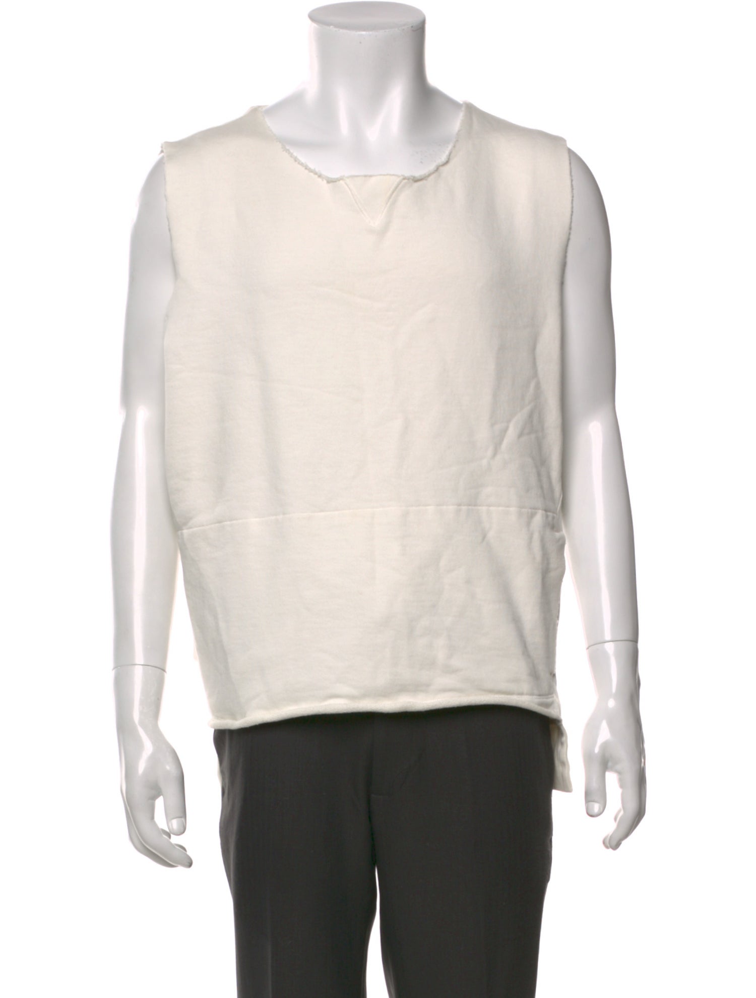 MM6 Maison Margiela Crew Neck Sleeveless T-Shirt