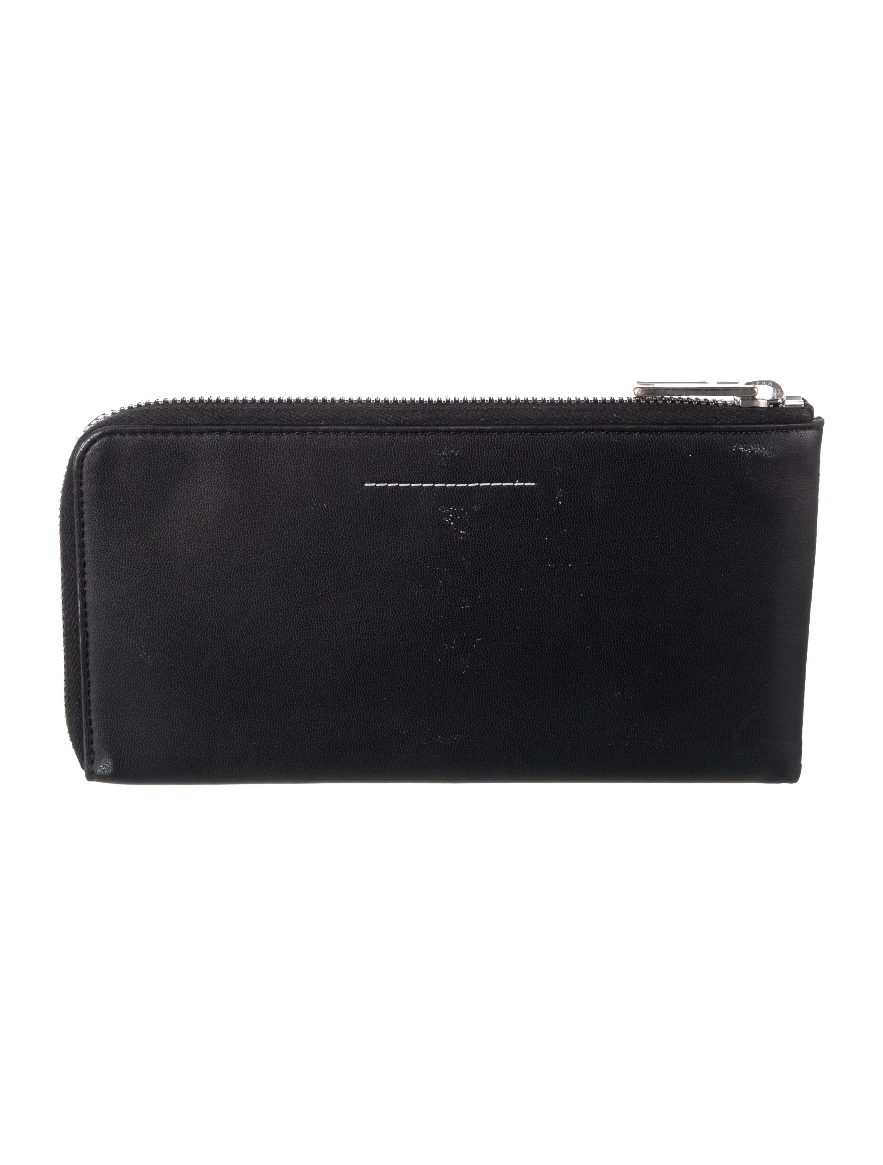 MM6 Maison Margiela Leather Printed Wallet