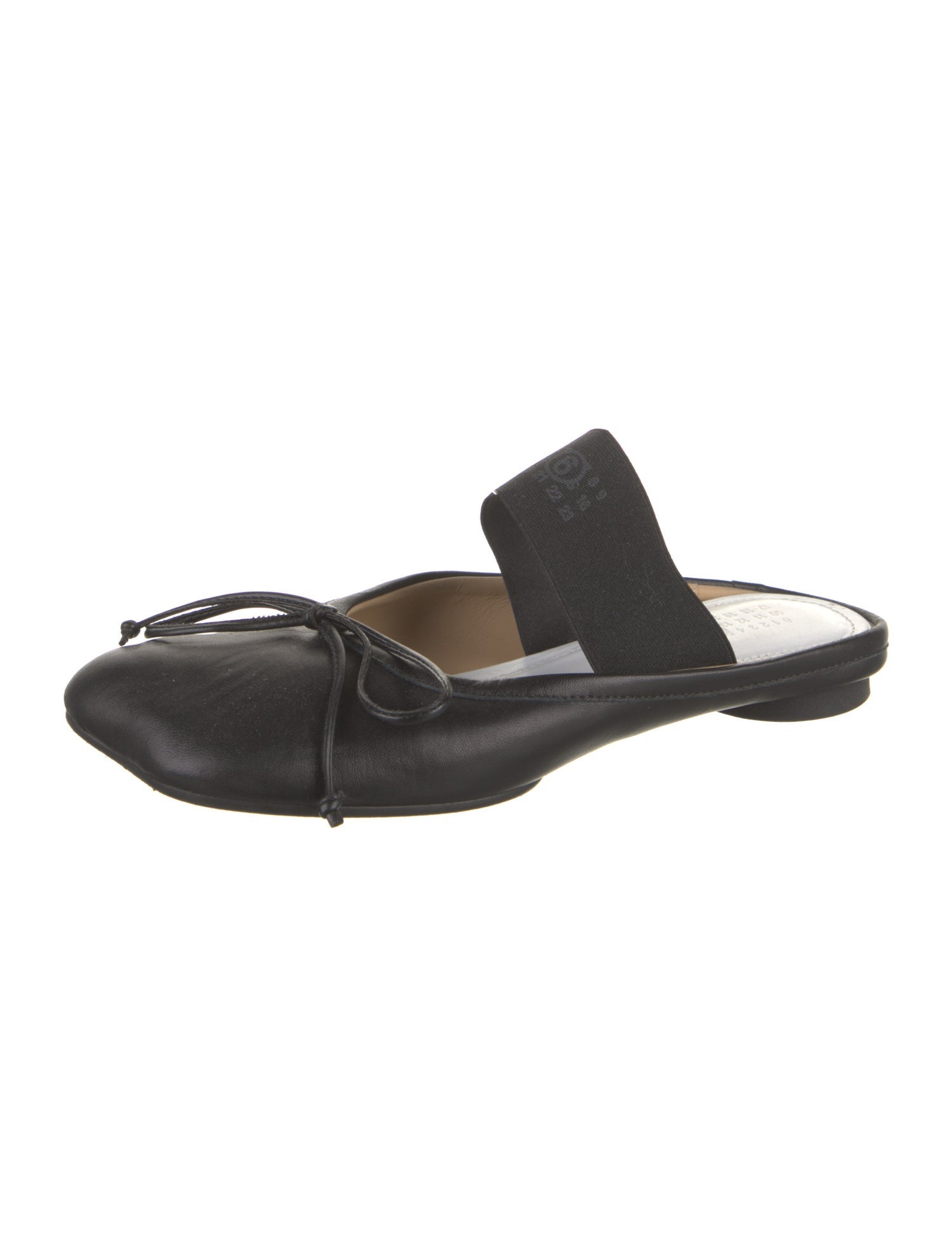 MM6 Maison Margiela Leather Ballet Flats