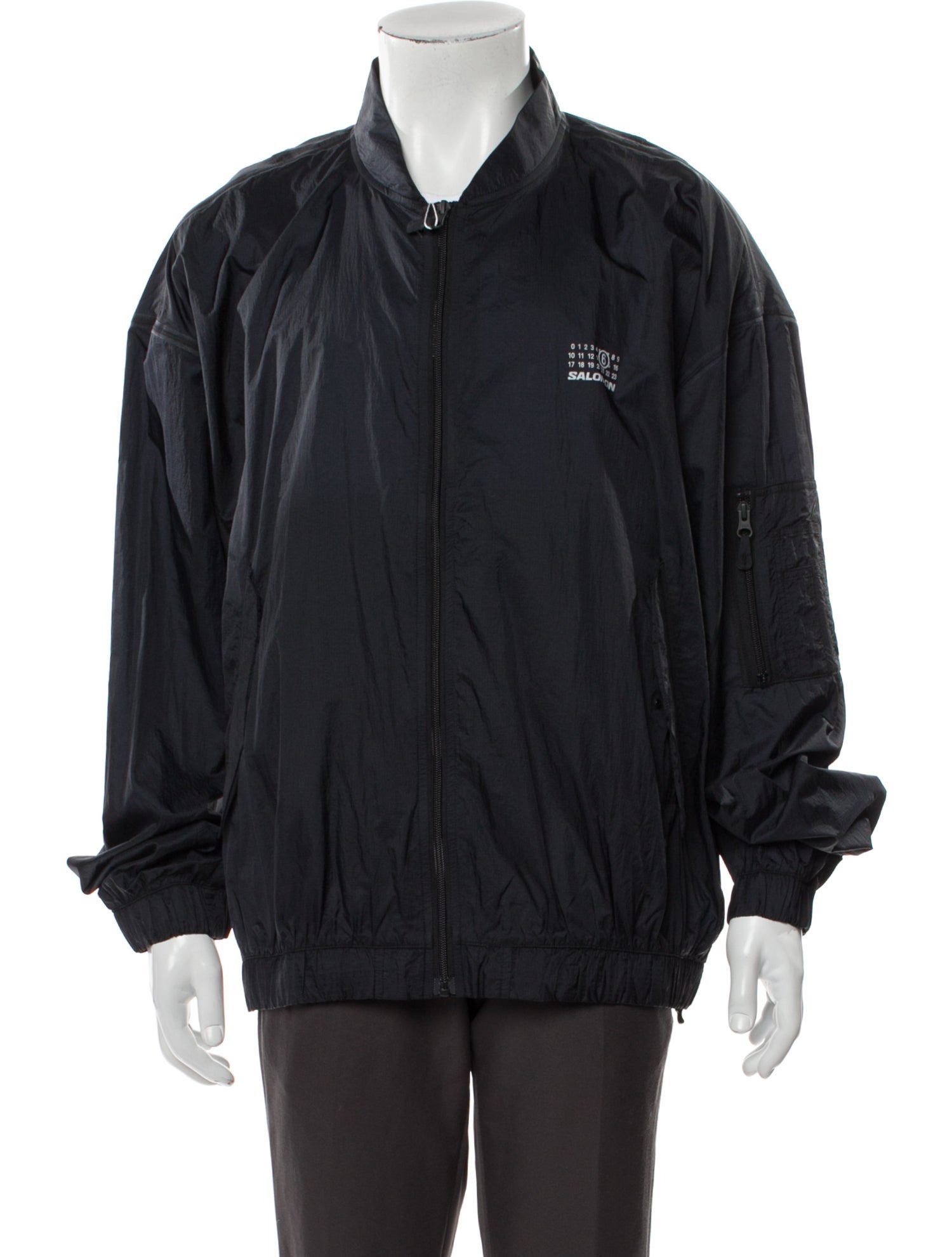 mm6 x salomon Graphic Print Windbreaker