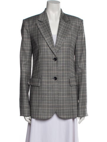 Maria McManus Jackets Plaid Print Blazer XS