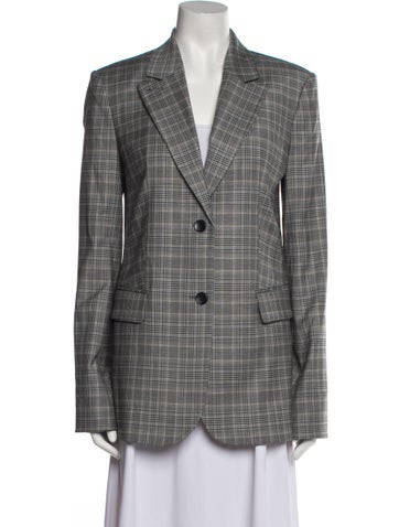 Maria McManus Jackets Plaid Print Blazer M