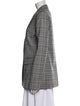 Maria McManus Plaid Print Blazer