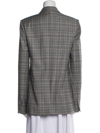 Maria McManus Plaid Print Blazer