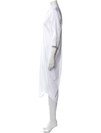 Maria McManus Mock Neck Midi Length Dress