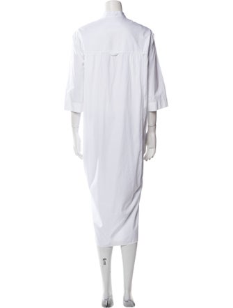 Maria McManus Mock Neck Midi Length Dress