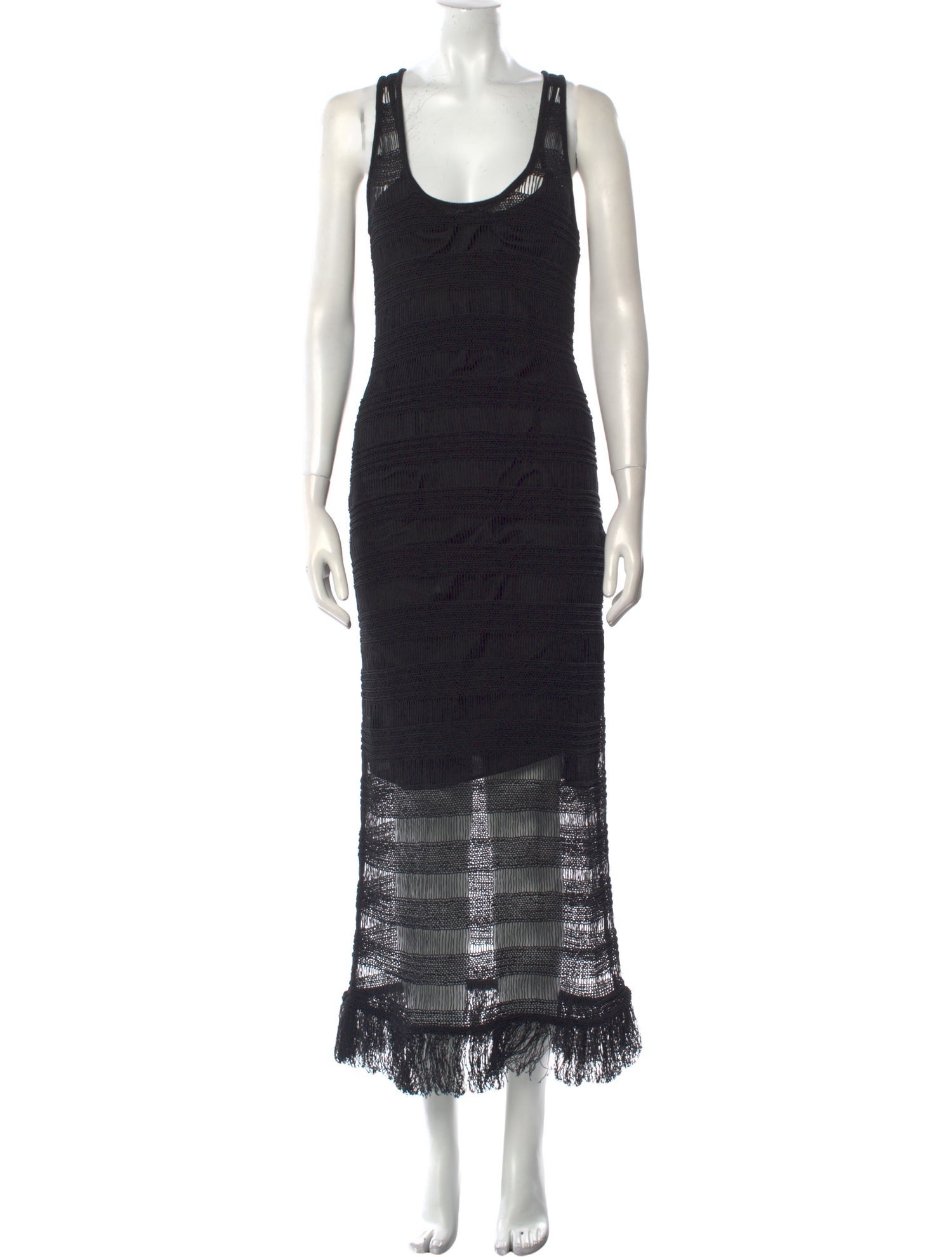Maria McManus Scoop Neck Long Dress
