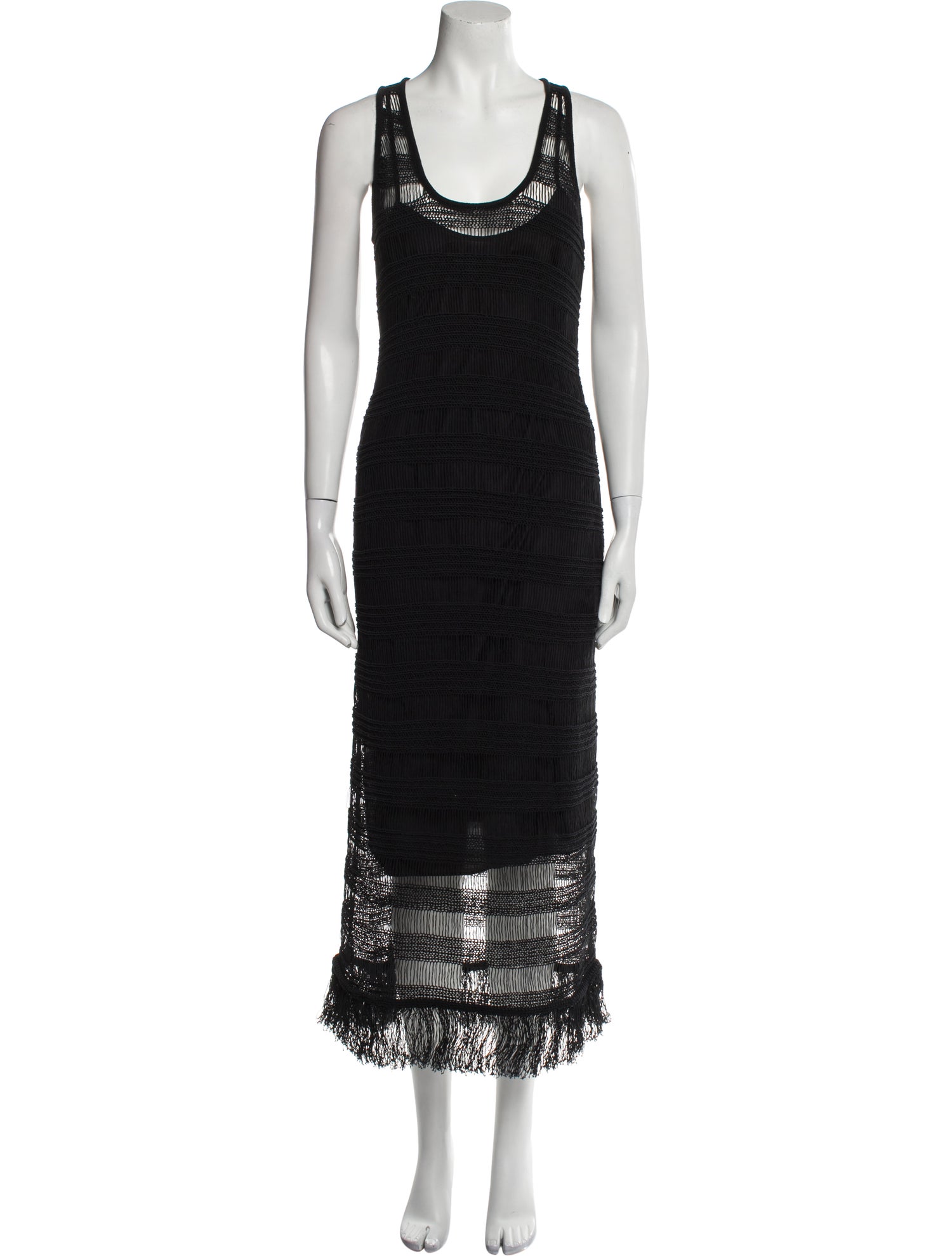 Maria McManus Scoop Neck Long Dress