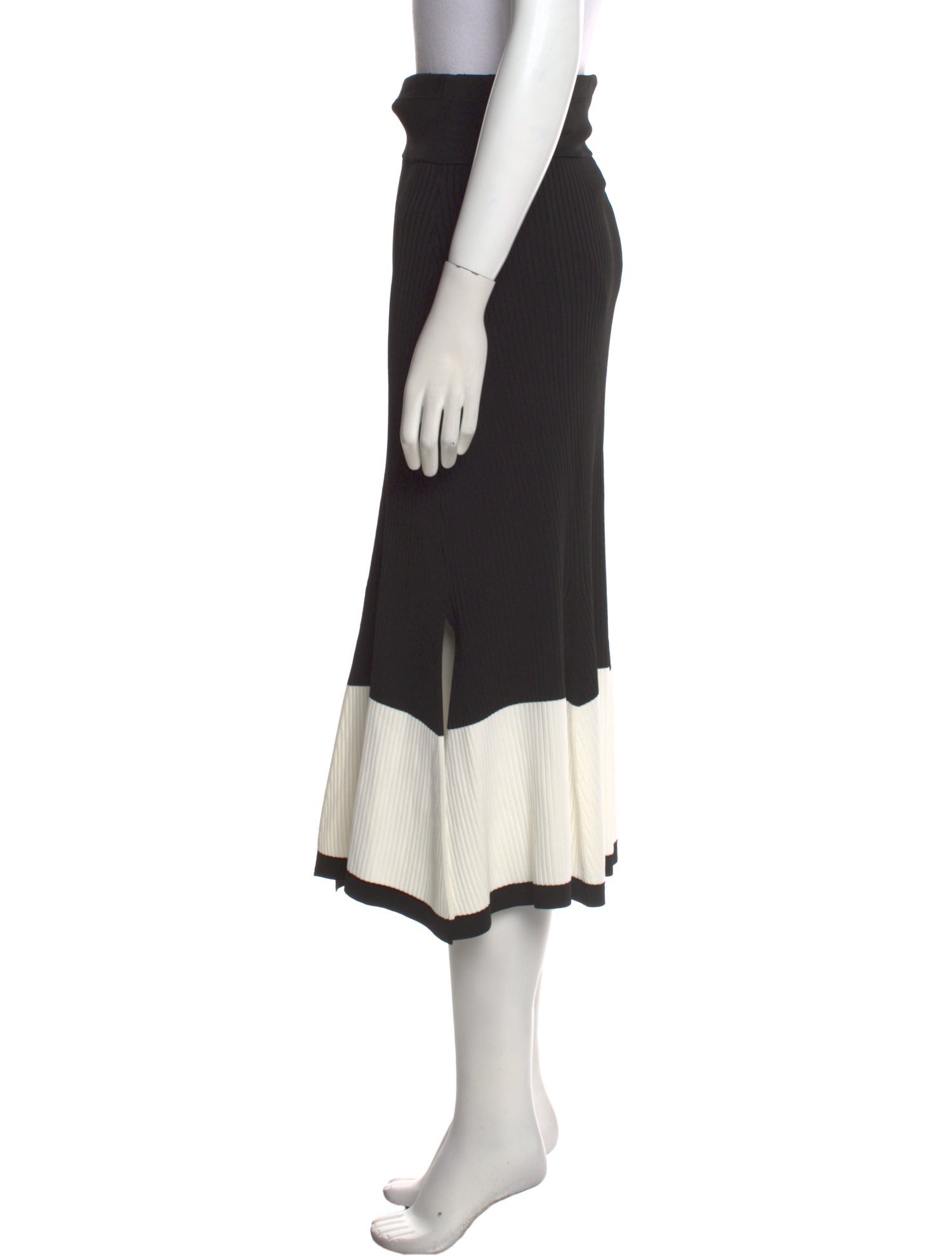 Maria McManus Colorblock Pattern Midi Length Skirt