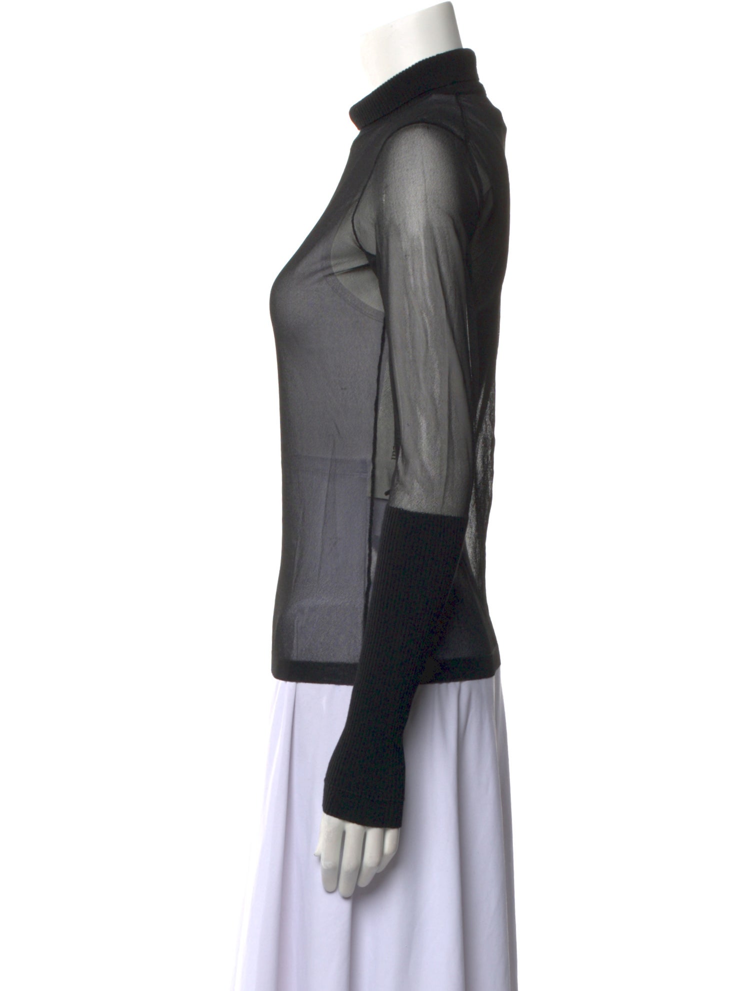 Maria McManus Mock Neck Long Sleeve Top