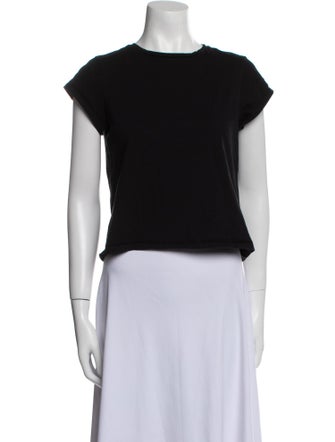 Maria McManus Crew Neck Short Sleeve Crop Top