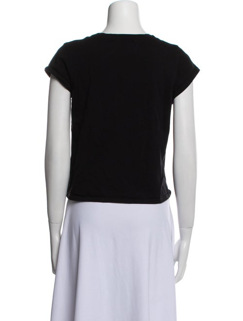 Maria McManus Crew Neck Short Sleeve Crop Top