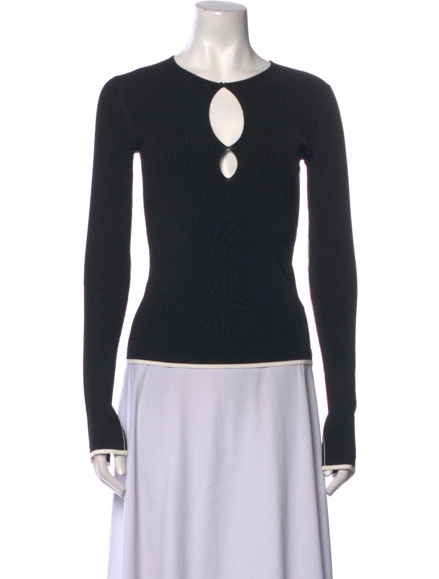 Maria McManus Crew Neck Long Sleeve Top