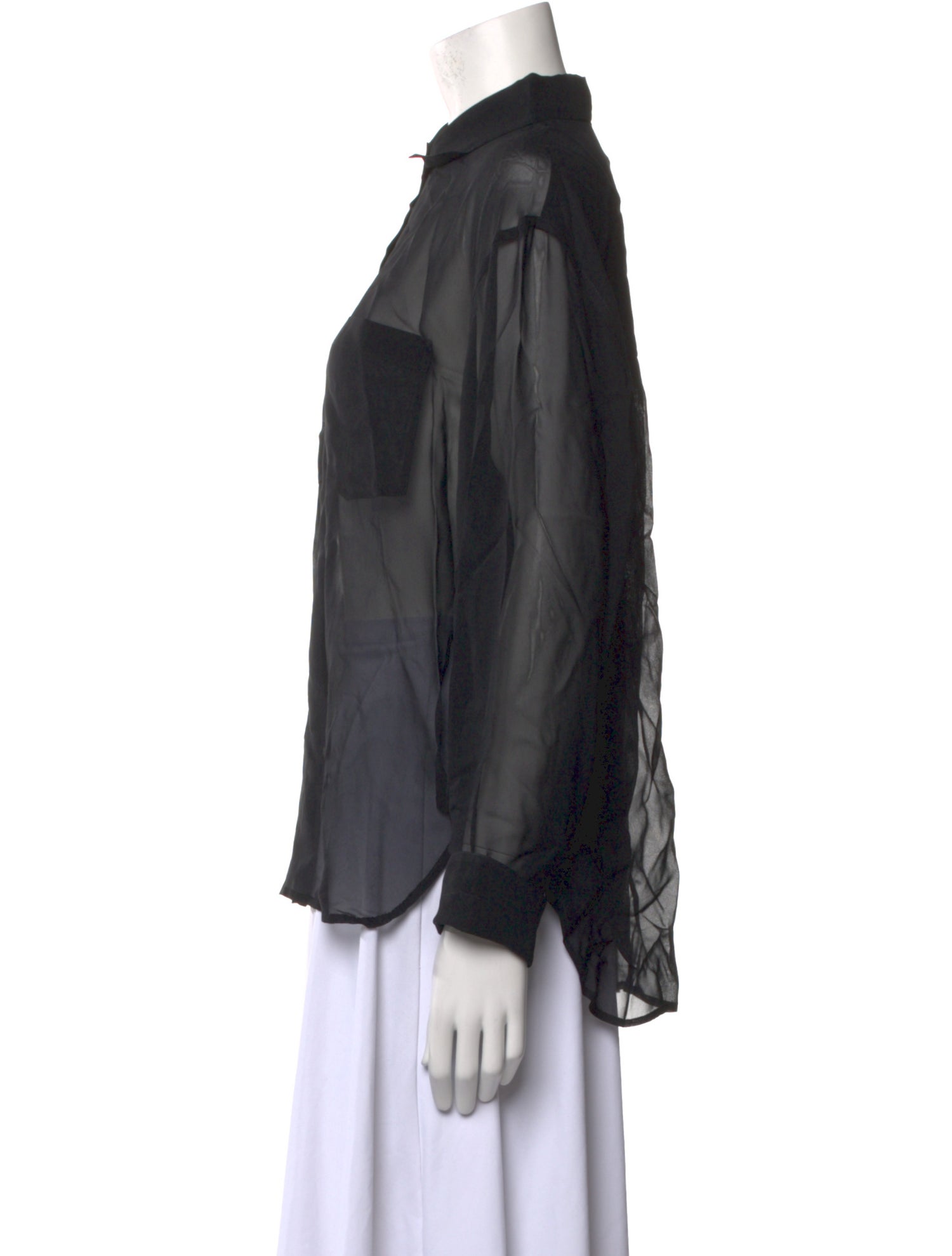 Maria McManus Long Sleeve Button-Up Top