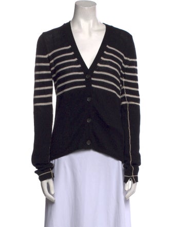 Maria McManus Striped V-Neck Sweater