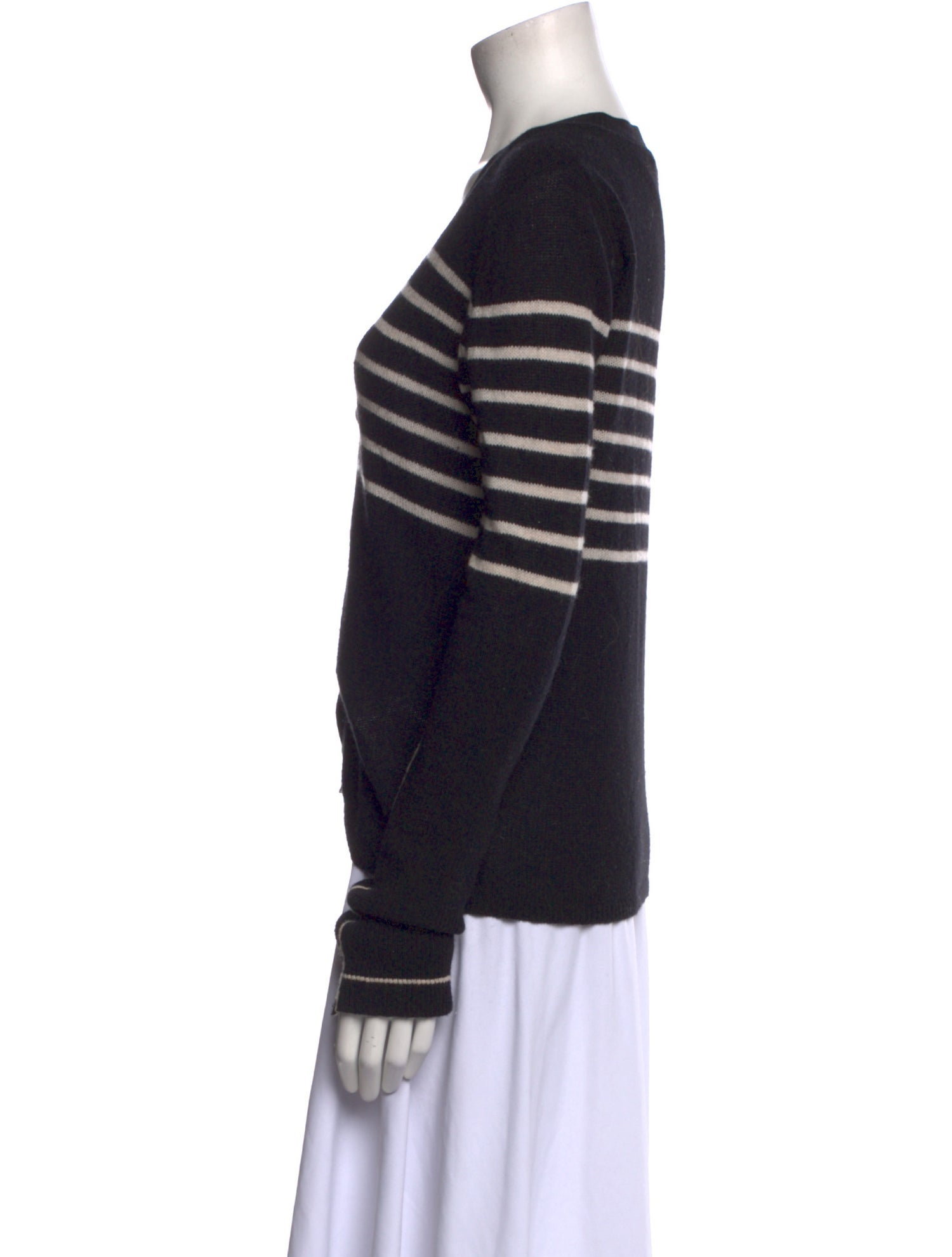 Maria McManus Striped V-Neck Sweater