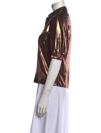 Maria McManus Short Sleeve Button-Up Top