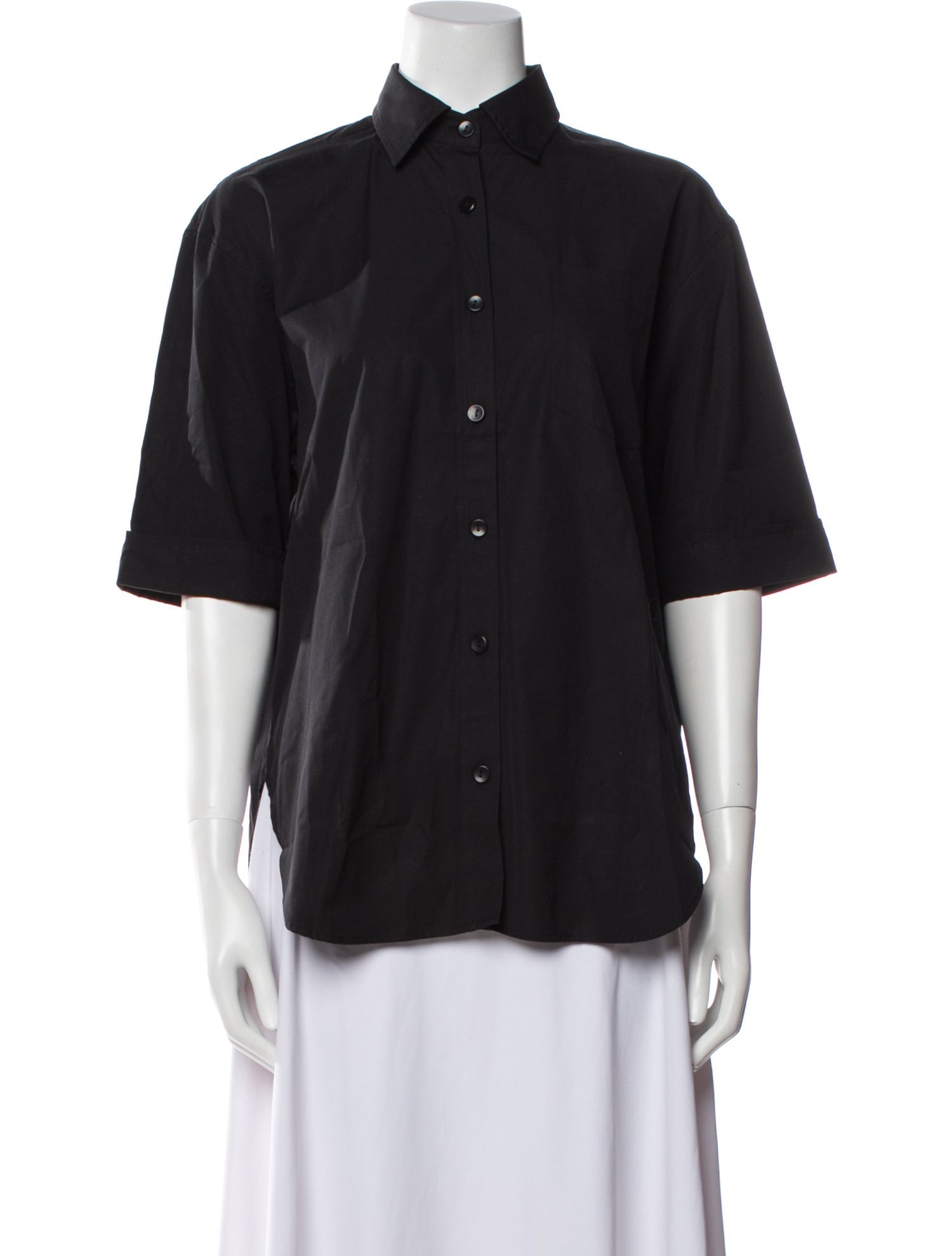 Maria McManus Short Sleeve Button-Up Top