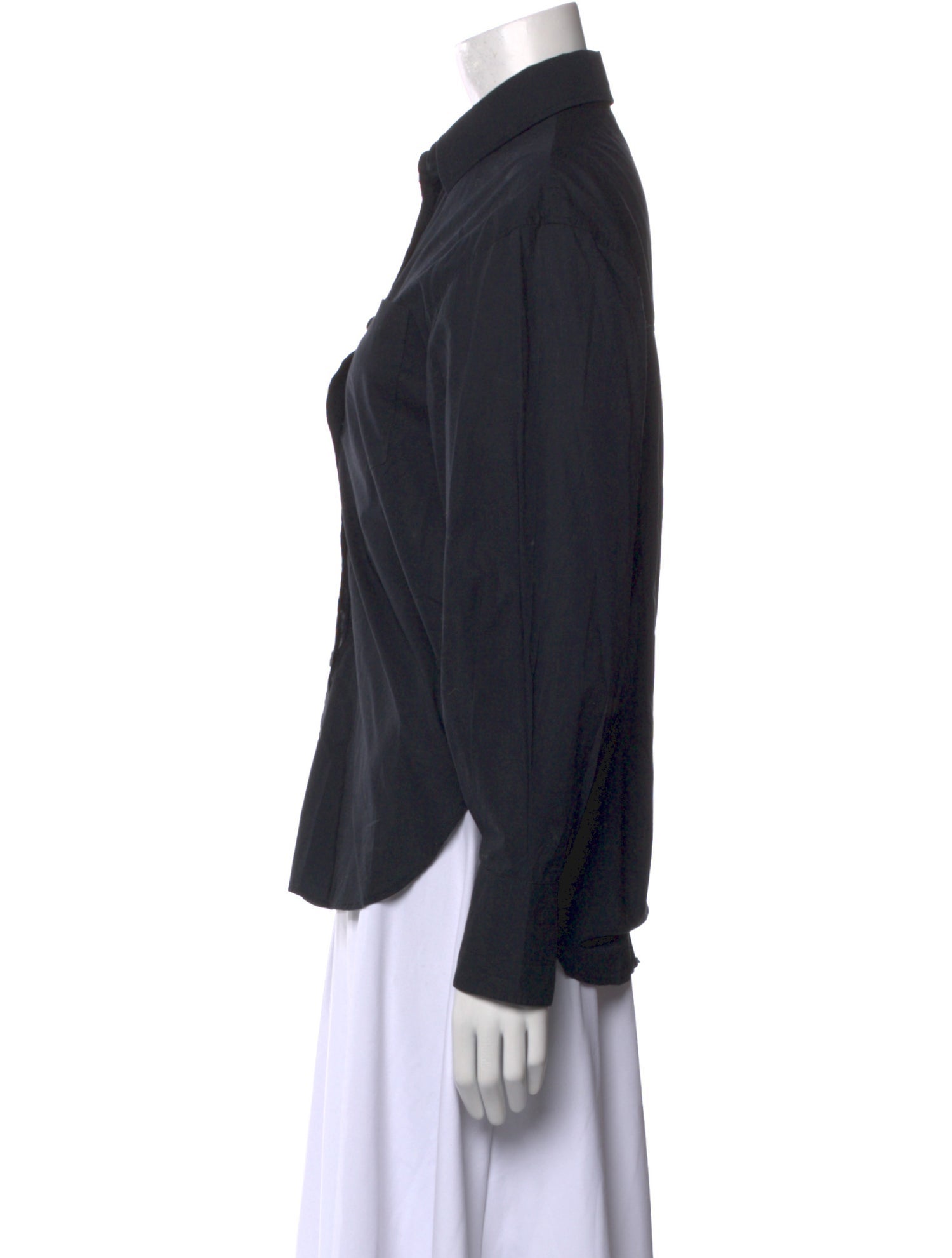 Maria McManus Long Sleeve Button-Up Top