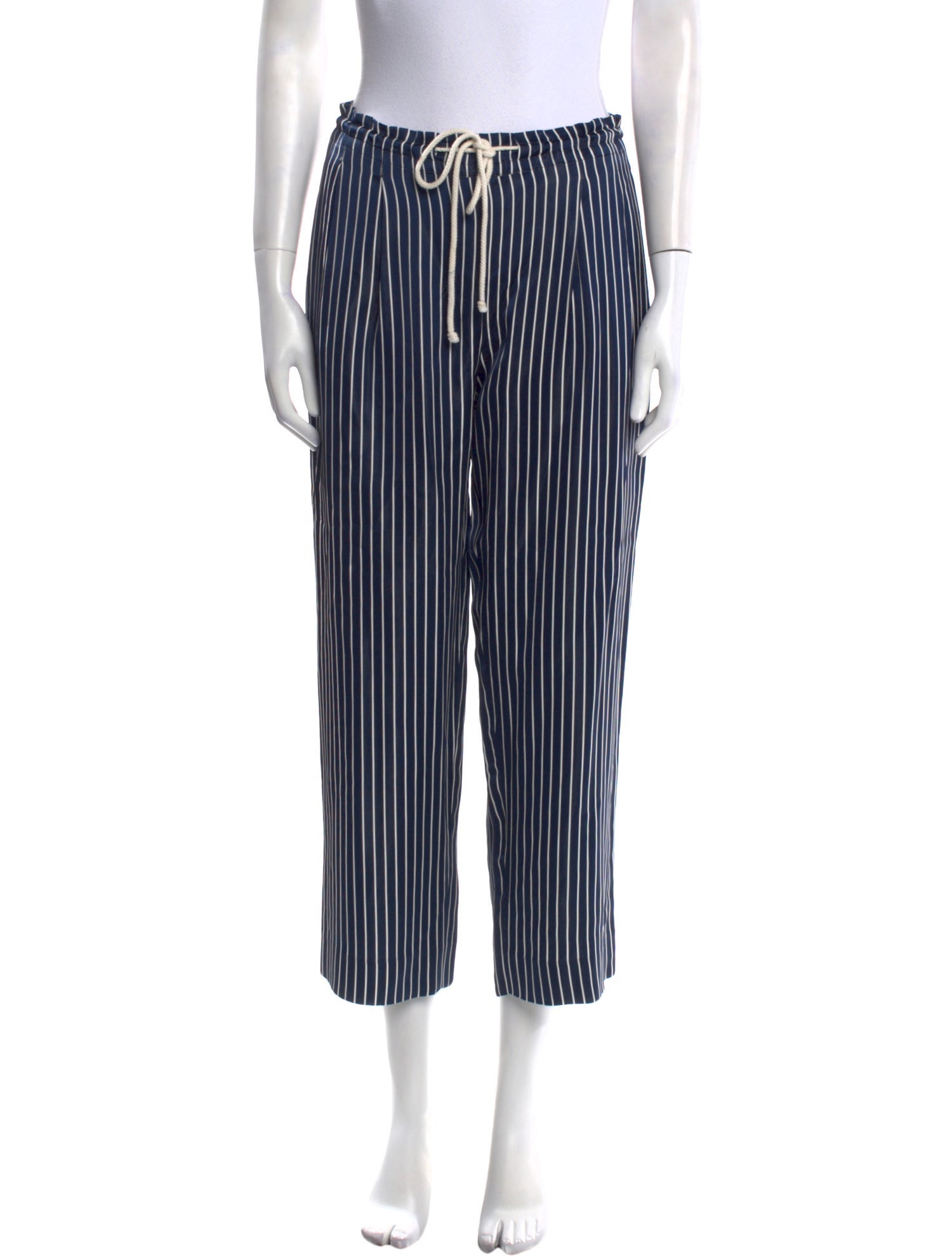 Maria McManus Striped Straight Leg Pants