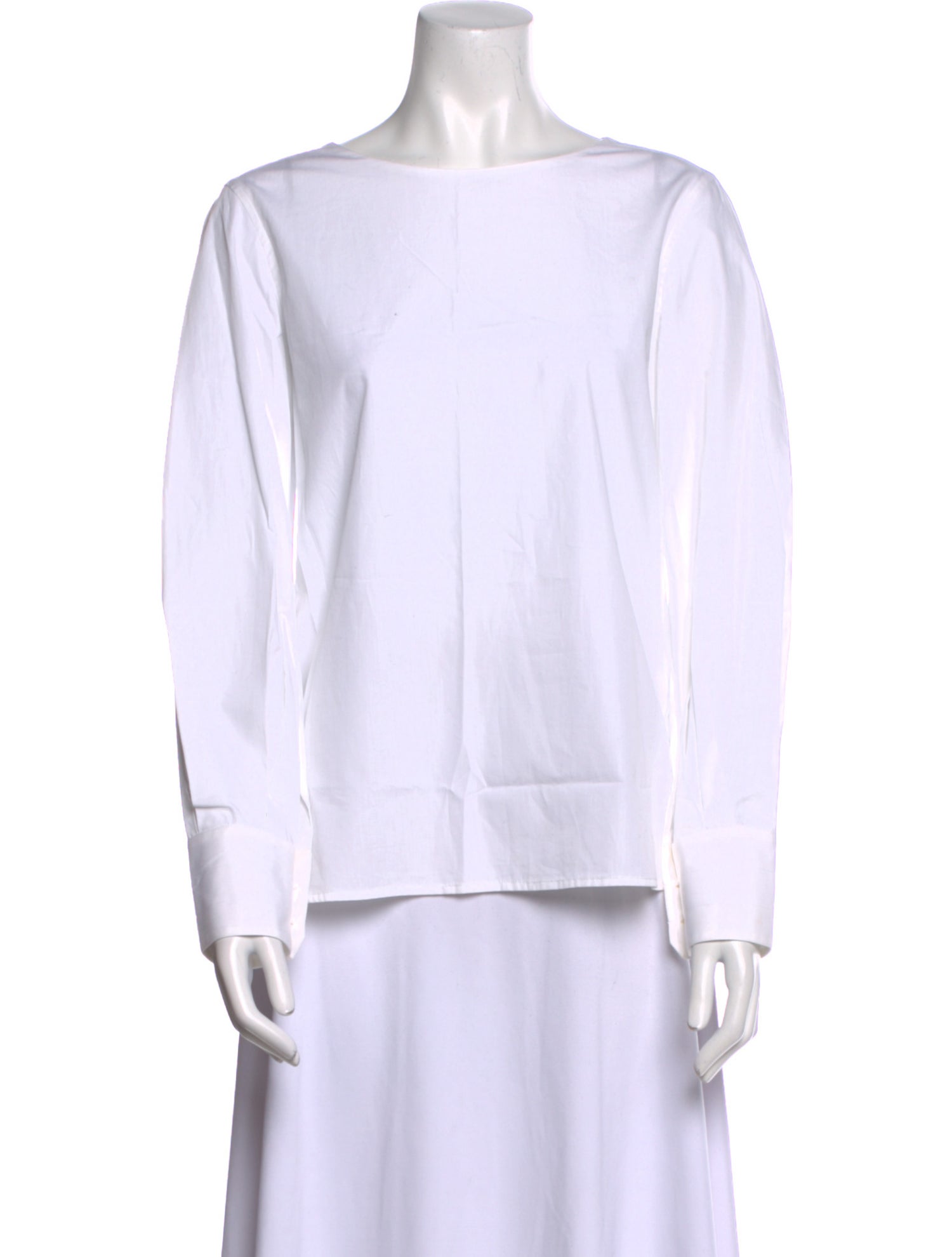 Maria McManus Bateau Neckline Long Sleeve Sweatshirt