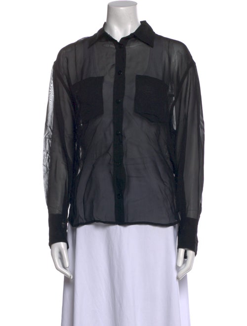 Maria McManus Long Sleeve Button-Up Top