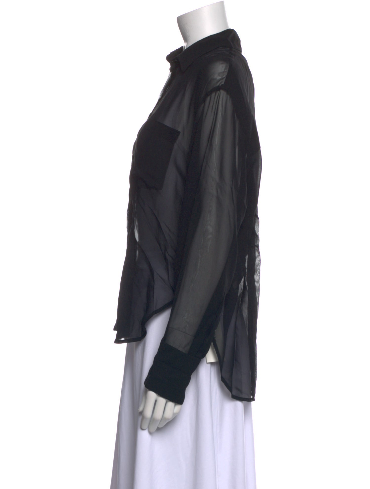 Maria McManus Long Sleeve Button-Up Top