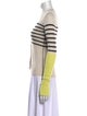 Maria McManus Striped V-Neck Sweater