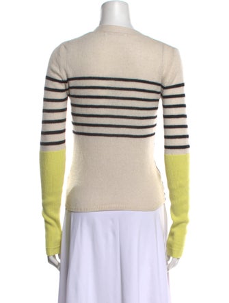Maria McManus Striped V-Neck Sweater