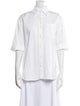Maria McManus Three-Quarter Sleeve Button-Up Top