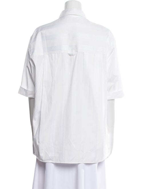 Maria McManus Three-Quarter Sleeve Button-Up Top