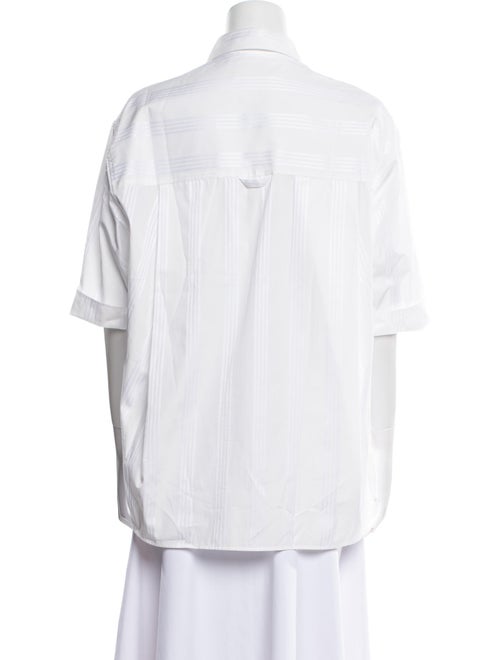 Maria McManus Three-Quarter Sleeve Button-Up Top