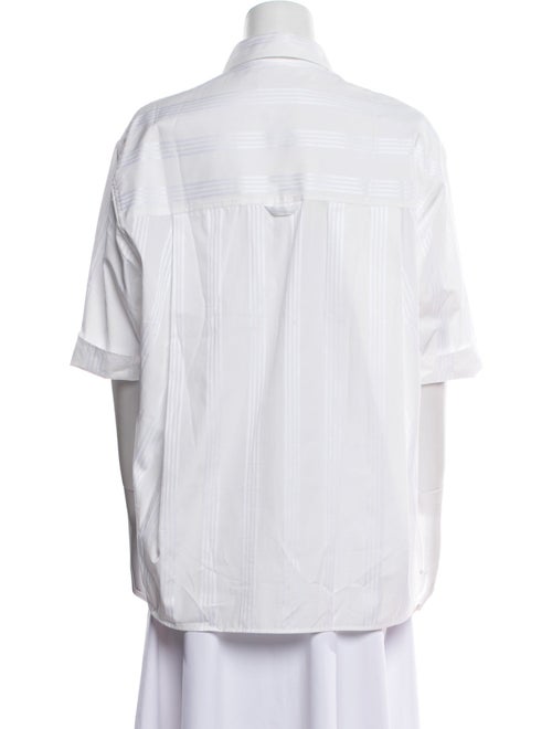 Maria McManus Three-Quarter Sleeve Button-Up Top