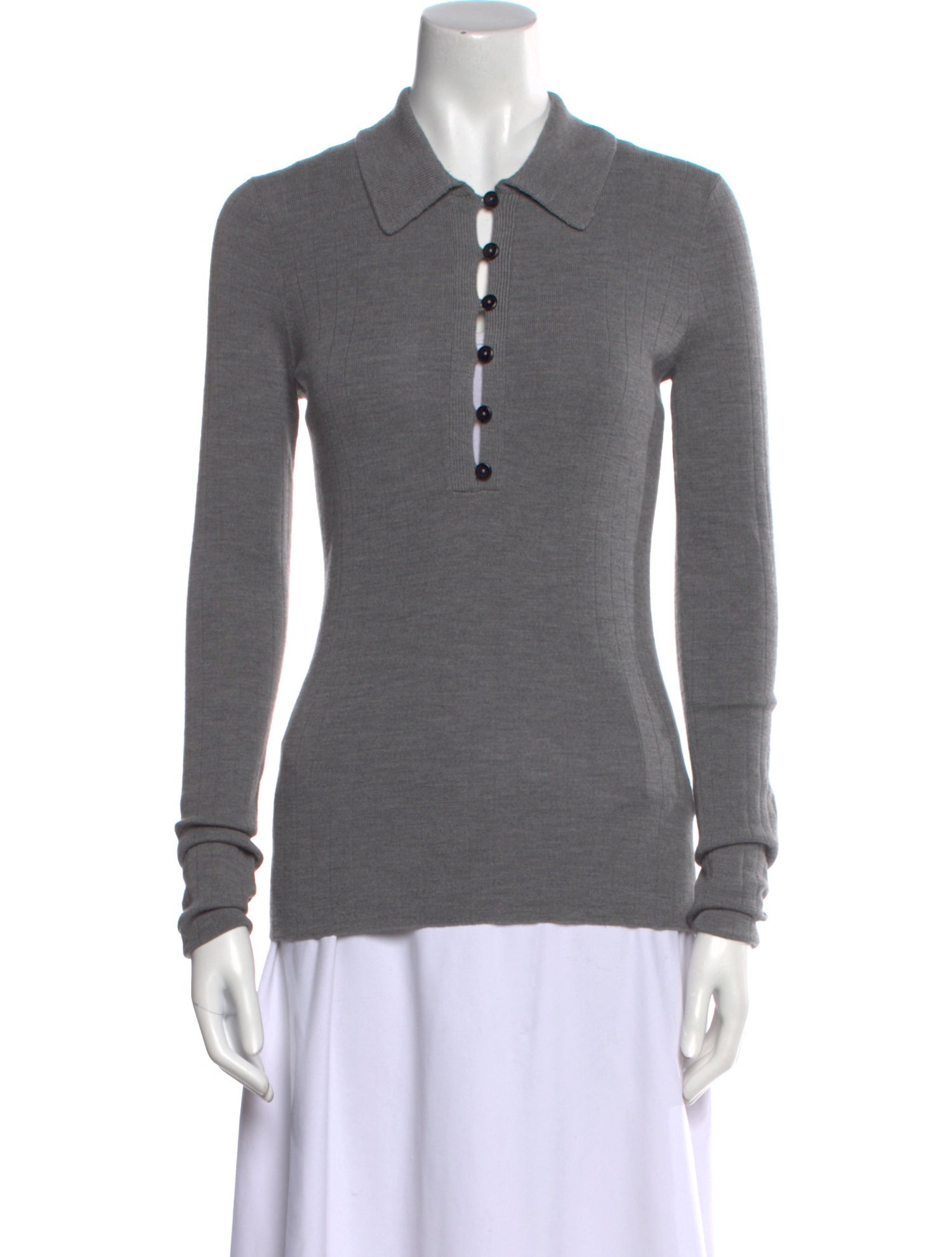 Maria McManus Merino Wool V-Neck Sweater